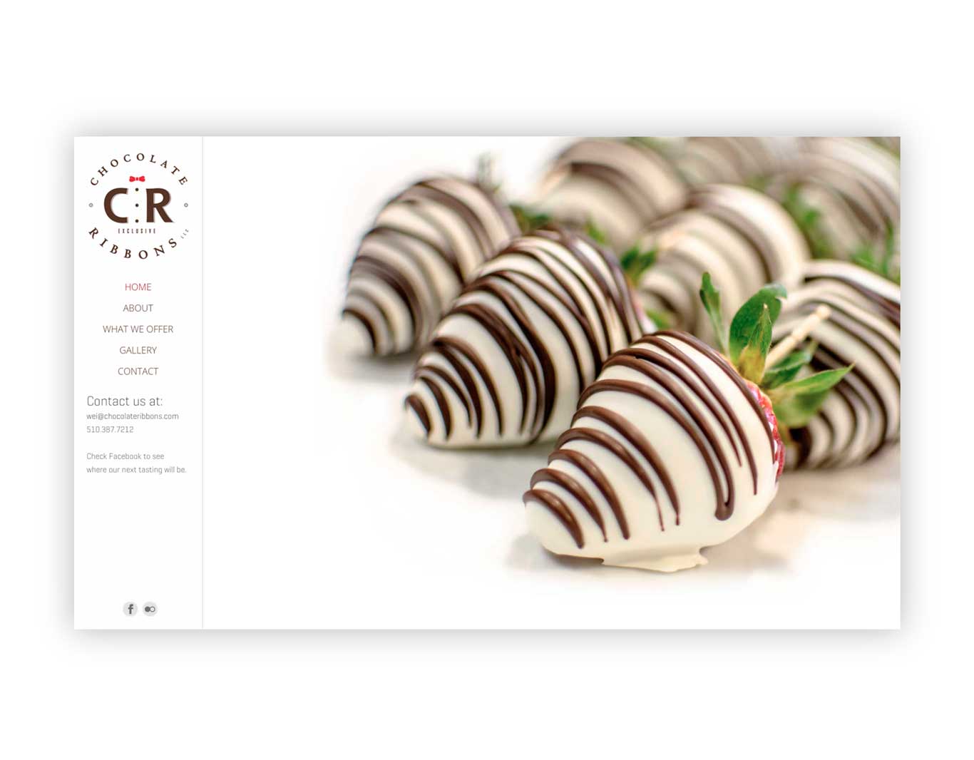 Website- Chocolate Ribbons