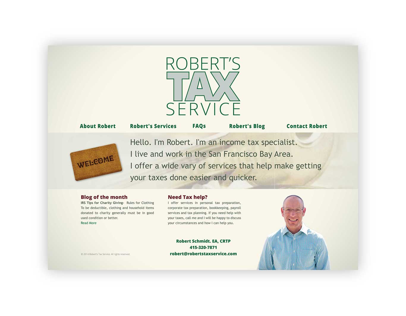 Website- Robert’s Tax Service